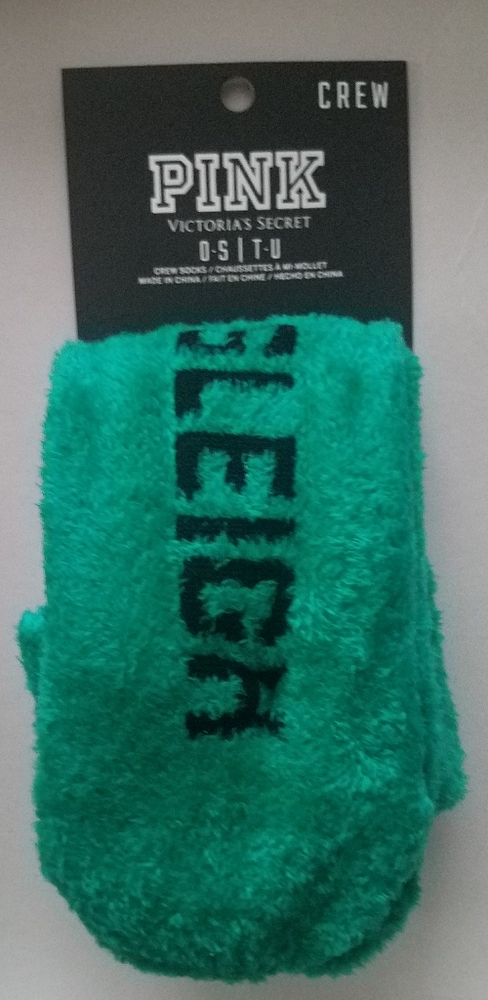 PINK Victoria's Secret "sleigh what" holiday socks